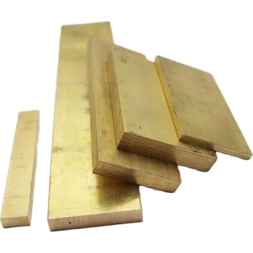 H59 Brass Flat Bar 10mm 12mm 15mm 20mm 25mm 30mm Wide 3mm 6mm Thick