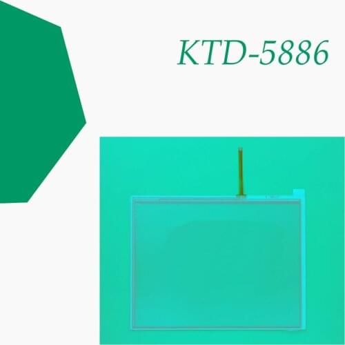 KTD-5886 Touch Screen Glass for HMI Machine Operators Panel repair~do it yourself, Have in stock