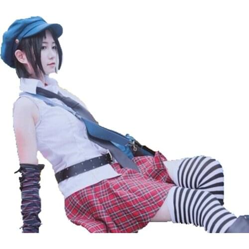 Persona 4 the Golden Animation Marie Cosplay Costume with socks and gloves with bag All Size Custom Made