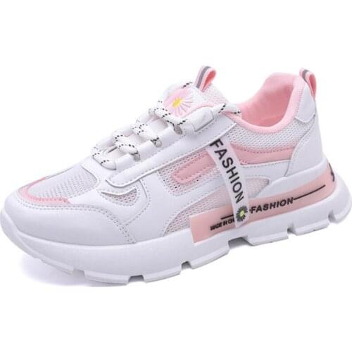 Vrouwen Chunky Mesh Sneakers Dikke Zool Dames Casual Vulcaniseer Schoenen Web Celebrity Vader Vrouwelijke Mode Platform Sneakers
