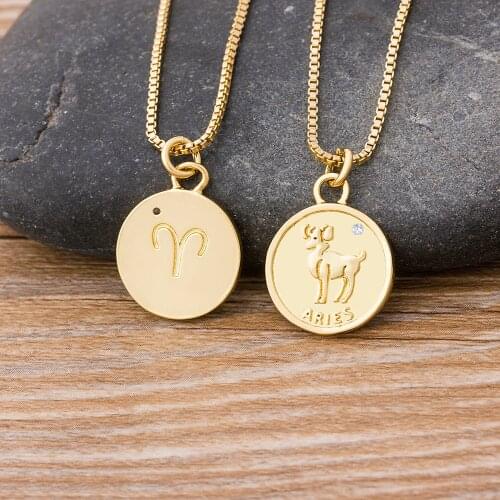 Nidin Women's Pendants Zodiac Signs