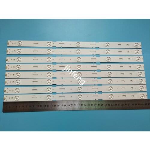 100% New 8pcs/Kit LED strips for GRUNDIG TV 40 VLE 4421 BF 40VLE 4421 BF 40VLE4421 BF 40 VLE 4520 BF 40VLE 4520 BF 40VLE4520 BF