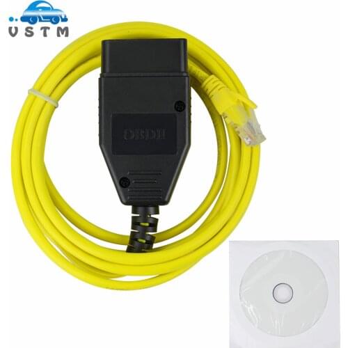 New Arrival ESYS 3.23.4 V50.3 Data Cable For bmw ENET Ethernet to OBD OBDII Interface E-SYS ICOM Coding Cable for F-serie