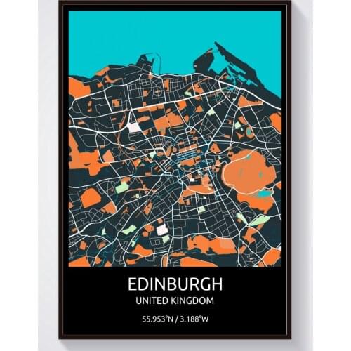 City Edinburgh Scotland UK Poster
