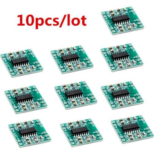 10pcs/lot PAM8403 Super Mini Digital Amplifier Board 2X3W Class D Digital 2.5V To 5V Power Amplifiers Board