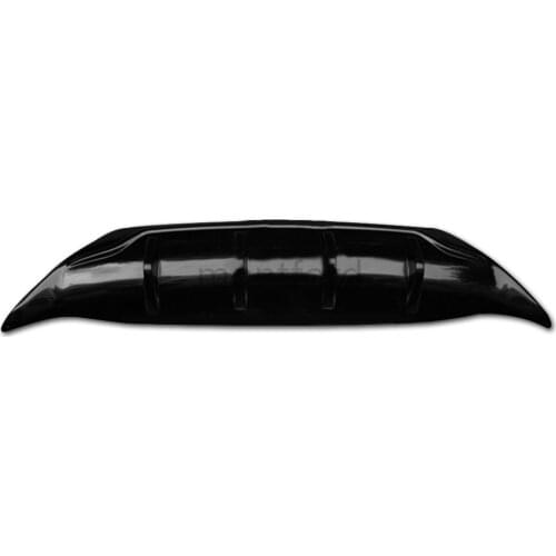 ABS Plastic Primer Matte Black Rear Spoiler Diffuser Bumper Guard Protector Skid Plate Cover For Honda Vezel HRV 2015 2016 2017