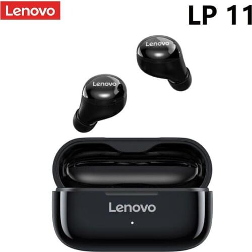 Lenovo LP11 TWS Bluetooth-compatible Earphones Noise Cancelling Stereo HiFi Headset Waterproof Earbuds Touch Control With HD Mic