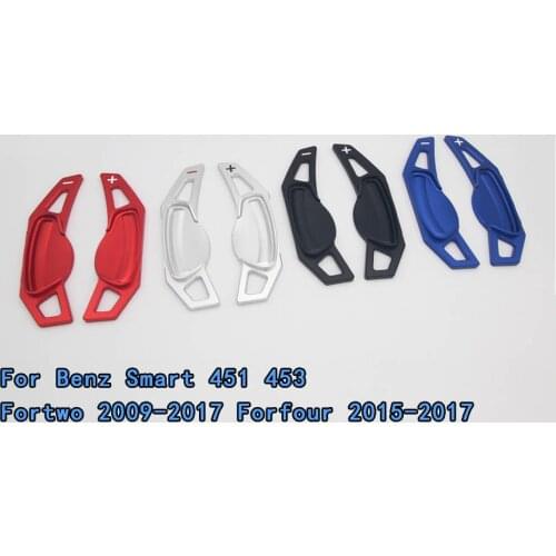 For Benz Smart 451 453 Fortwo 09-17 Forfour 15-17 Aluminum Alloy Quick Shifting Car Steering Wheel Shift Paddle Extender