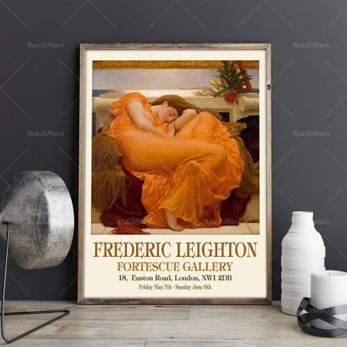 Orange Museum Exhibition Poster Frederick Leighton Painting