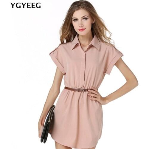 YGYEEG Fashionable Shirt Dresses