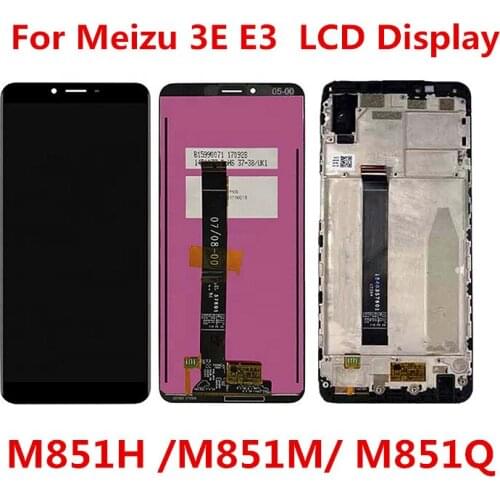 5.99" For Meizu 3E E3 M851Q M851H M851 LCD Displaytouch Screen Digitizer Assembly Replacement Accessories for Meizu E3 M851M LCD