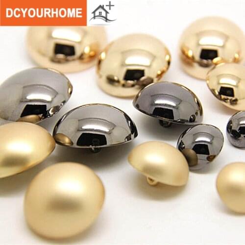 10pcs metal button button gold button mushroom button coat button windbreaker coat shirt small button sweater