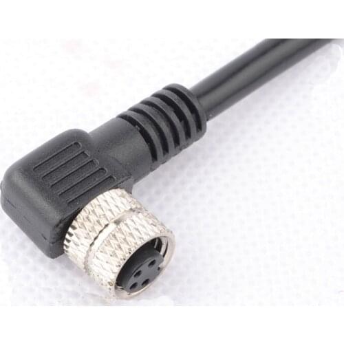 Free shipping 10pc M8 Connector Proximity switch sensor connect 4Pin head Length 2M Cable connector for