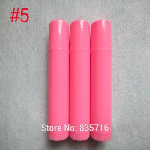 20pc/lot New 2020 solid Pink Lip Balm Tube,DIy Cosmetic Lipstick Tube,Plastic Cosmetic Tube Packaging RB29