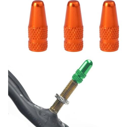 6 Pcs Bicycle Aluminum Alloy French Valve Caps for MTB Road Bike Mountain Bike Tyre Air Valve Caps Dust Covers For Wholesale