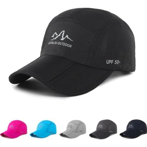 Baseball Cap Women Summer Quick-Dry Casual Sun Hat Men Breathable Sports Hat Snapback Peaked Cap Trucker Caps Student Hats