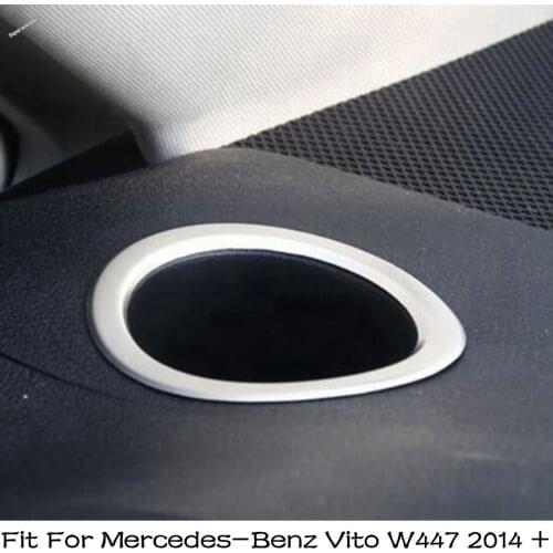 Lapetus Dashboard Water Cup Holder Ring Frame Cover Accessories Interior Trim For Mercedes Benz Vito W447 2014 - 2020