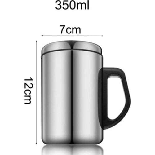 US Stainless Steel Thermal Travel Mugs Insulated Coffee Water Tea Cup 350/500ml