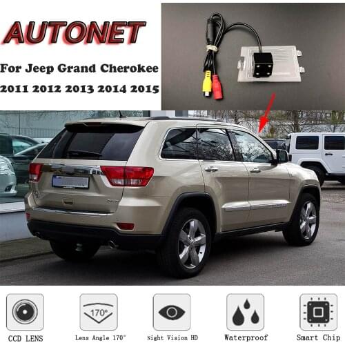 AUTONET Rear View camera For Jeep Grand Cherokee WK2 2011 2012 2013 2014 2015 license plate camera/parking Camera
