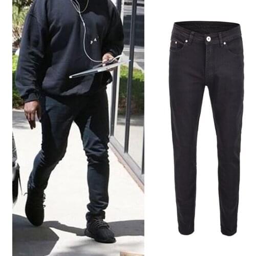 Best Black Skinny Jeans Men 2018 Vintage Stretch Denim Jeans Man Elastic Casual solid Slim Jean Pants Male Quality Jeans