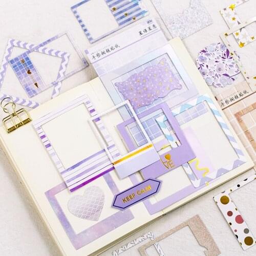 15PCS/ PACK Kawaii Cute Frame Sticker Marker Planner Stickers Scrapbooking DIY Diary Stationery Bullet Journal Papeleria sl1902