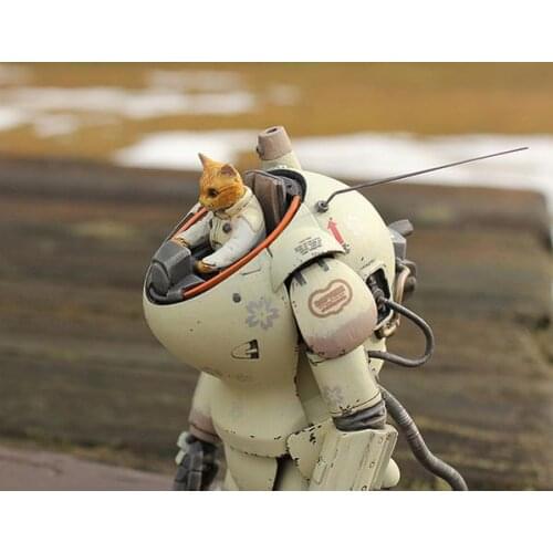 New Unassembled 1/35 modern cat （without Machine ） Resin Figure Unpainted Model Kit