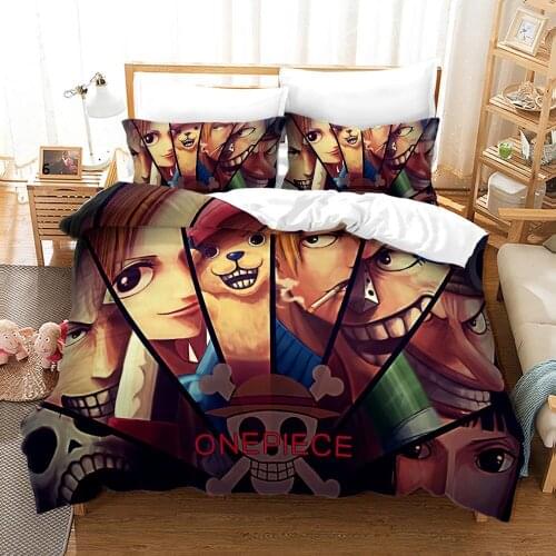 New One Piece Duvet Cover Digital Printing Quilt Cover 3pcs Cartoon Bedding Set Queen King Comforter Cover Single Bedclothes