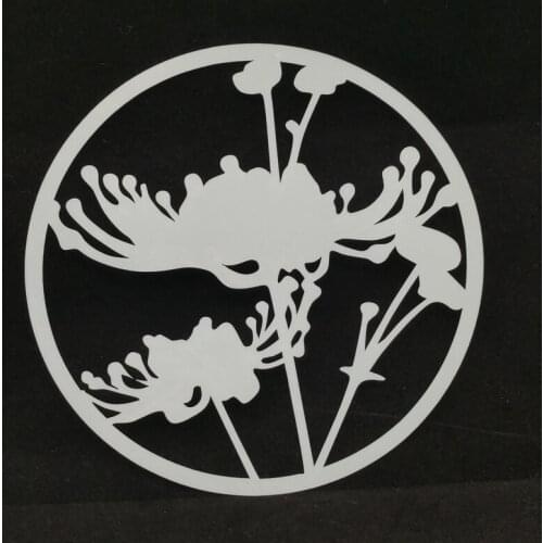 Dandelion round Layering Stencil Drawing Color Spraying Stencil for Diy scrapbook/photo album coloring,painting stencil