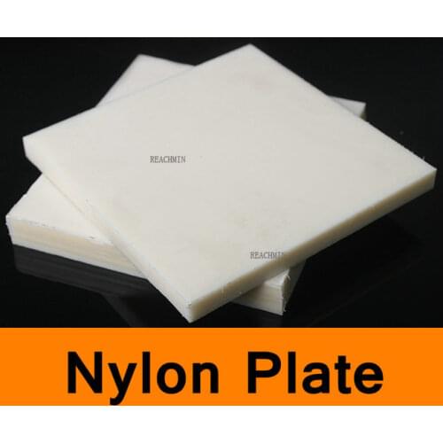Polyamide Plate PA Sheet White Color Nylon Board Mould Mold Plank Insulation Material DIY Tool High Strength Plastic All Size