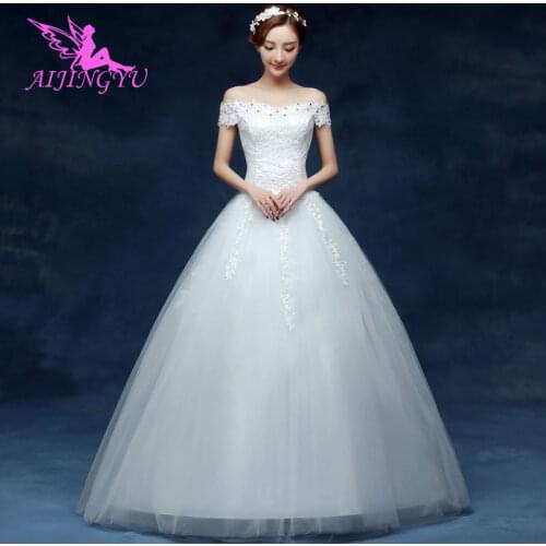 AIJINGYU Dress Hijab Simple Beach Gowns Irish 2021 Saudi Affordable Online Navy Gown Hawaiian Wedding Dresses