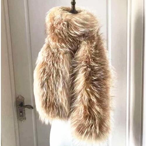 Scarf Plush Muffler Girls Winter Fashion Thermal New Shawl Temperament Accessories Real Fox Fur Neckerchief