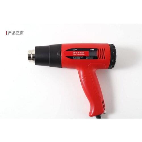 SSD-E2000 digital display thermostat hot air gun, rapid thermal industrial hot air gun, hand-held hot air welding gun