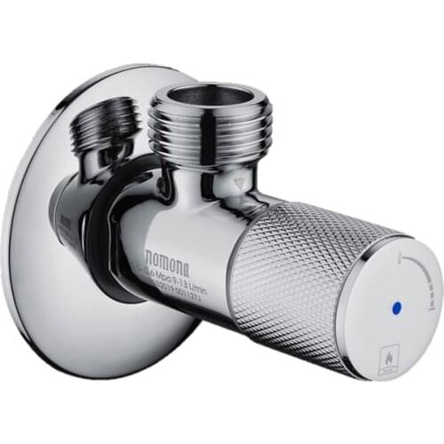 High Quality Bathroom Kitchen Angle valve Blue Cold Water Brass Body G 1/2