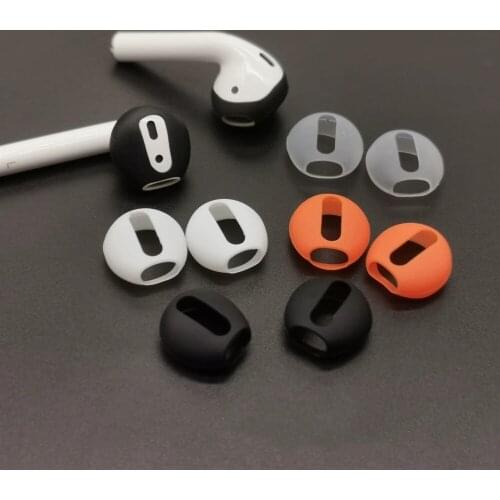For airpods 1000 Pairs Anti-slip Ultrathin Soft Silicone Ear Tips Earphone Earbuds Replacement Cover Apple Airpods ultra-thin