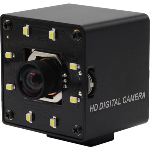 Day&Night 4K Autofocus Webcam MJPEG 30fps 3840x2160 box inside surveillance Industrial USB Camera with White LEDS
