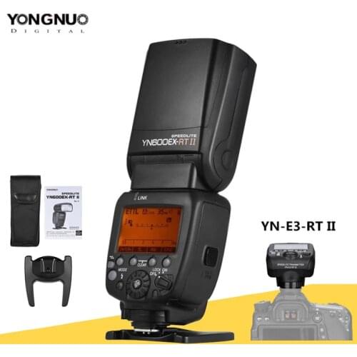 YONGNUO YN600EX-RT II Professional TTL HSS Master Flash Speedlite 2.4G Wireless Support Auto/ Manual Zooming for Canon Camera