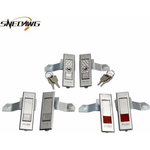 MS509 Plane Lock 90x26mm Zinc Alloy Plane Lock for Mailbox Industrial Distribution Box Safety Steel Equipment Cabinet Lock