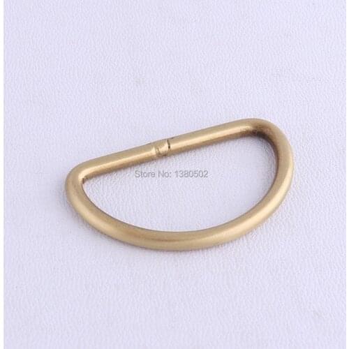10pcs/lot bronze color D Ring metal Buckles for Backpack Straps luggage Bags
