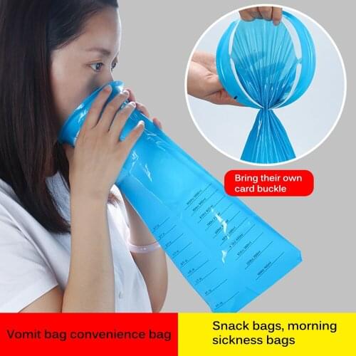 10 Pcs School Hotel Travel Disposable Hospital Car Airplane Nausea Sickness Emergency Emesis Bag Motion Pregnancy Vomit Cleaning