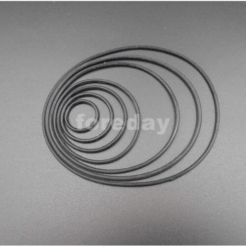 10PCS Silicone Rubber Belt Round Pulley Power Transmission Sprockets Belts 2MM 2.5MM 30MM 40MM 50MM 70MM 80MM 90MM 10PCS/LOT