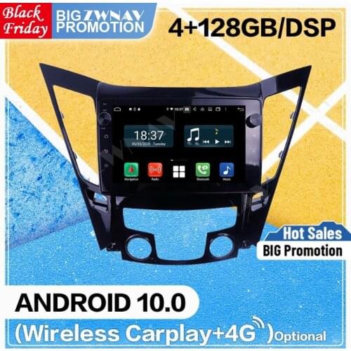 128G Carplay Android 10 Screen Multimedia Player For Hyundai sonata 8 2011 2012 2013 2014 GPS Navigation Radio Audio Stereo Unit