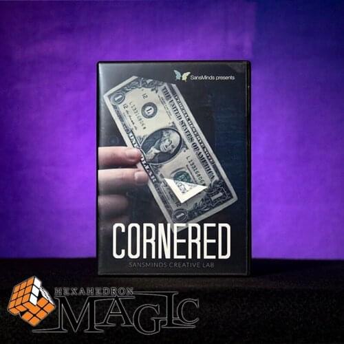 2017 New Cornered (DVD and Gimmick Set) by SansMinds Creative Lab - DVD close-up card magic trick products / wholesale