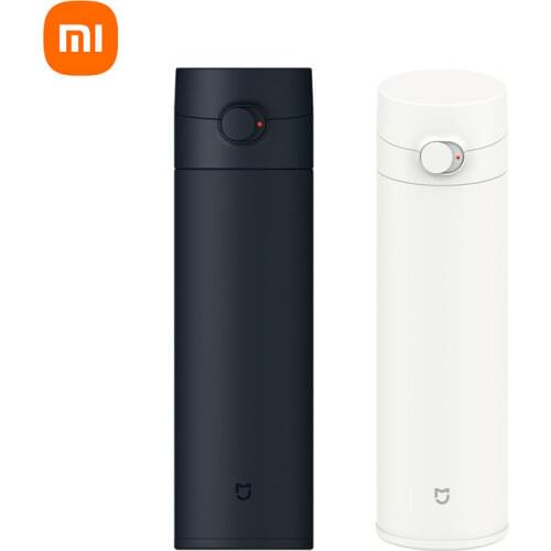2021 Xiaomi Mijia Water Cup 2 480mL Thermos Keep Warm/Cold Cup Travel Portable 316L Stainless Steel Lock Design Single hand Open