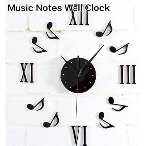 3D Wall Clock DIY Acrylic Mirror Sticker Decorative Large Quartz Clock Modern Living Room Wall Decal Needle Quartz Sticker Decor