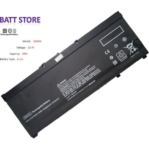 SR04XL Laptop Battery for HP Pavilion Power 15-Cbxxx,HP OMEN 15-CE 15-CB 15-CE015DX 15-CB014ur TPN-Q193 TPN-Q194 TPN-C133