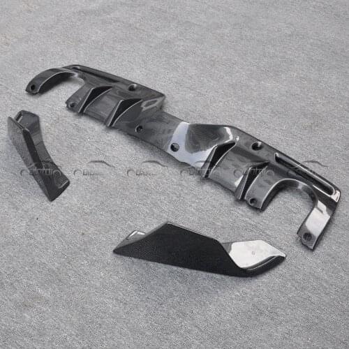 Auto Body Kits For Toyota Supra GR A90 A91 MK5 Diffuser Rear Bumper Lip Fins Spoiler Winglet Splitters 2020