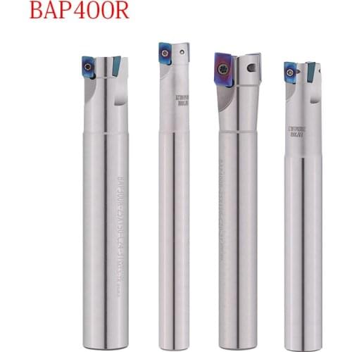 BAP400R-C20-22-150-2T Clamped Machining Cutting End Mill Shank Right Angle Precision Milling Cutter Shoulder Carbide Inserts