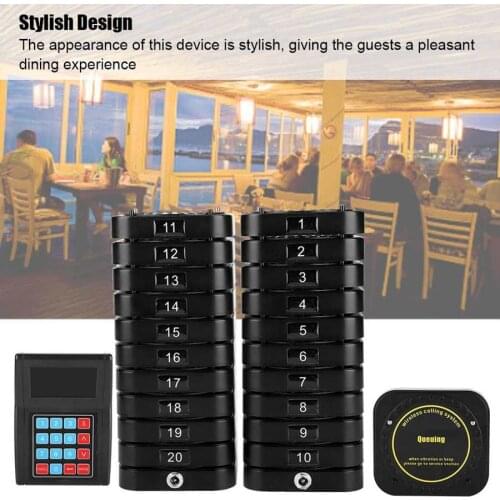 Wireless Calling Pagers System SU-669-S Waiter Pager Call Customer Paging Queue System Meal Extractor Queuing Receivers for cafe