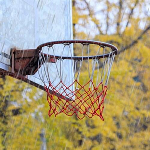 Color Block Heavy Duty Basketball Hoop Net Anti Whip Indoor Outdoor Replacement
