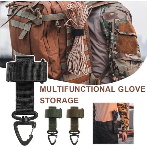 Gloves Holder Belt Glove Strap Glove Grabber Clip Holder Climbing Rope Storage Buckle